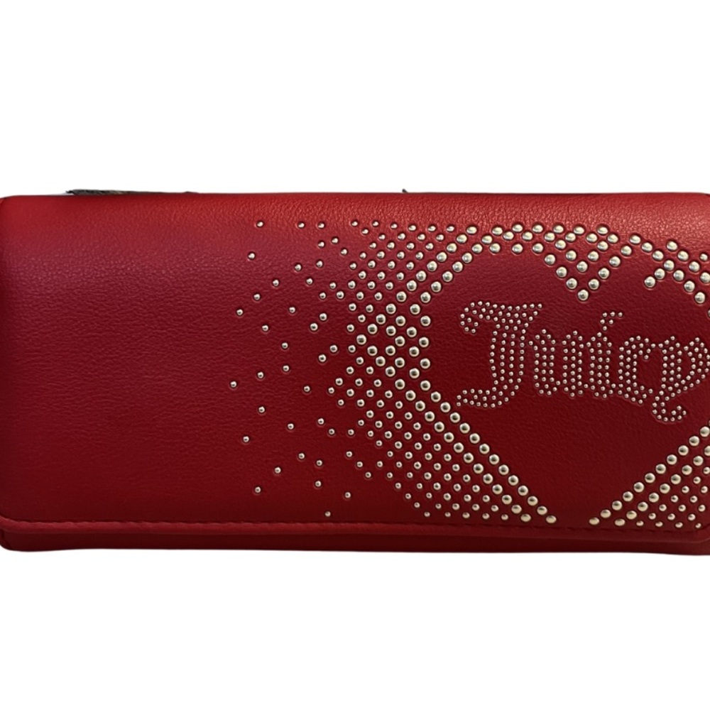 🍒 Juicy Couture Red Studded Heart Wallet 🍒